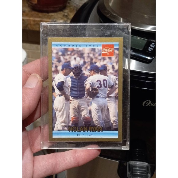 Vintage 1992 DonRuss Nolan Ryan Coca Cola Baseball cards- Set of 4 - Picture 4 of 9